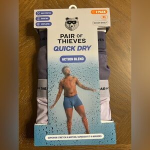 Men’s Pair of Thieves Quick Dry Boxer Briefs Underwear 2-Pack Size XL